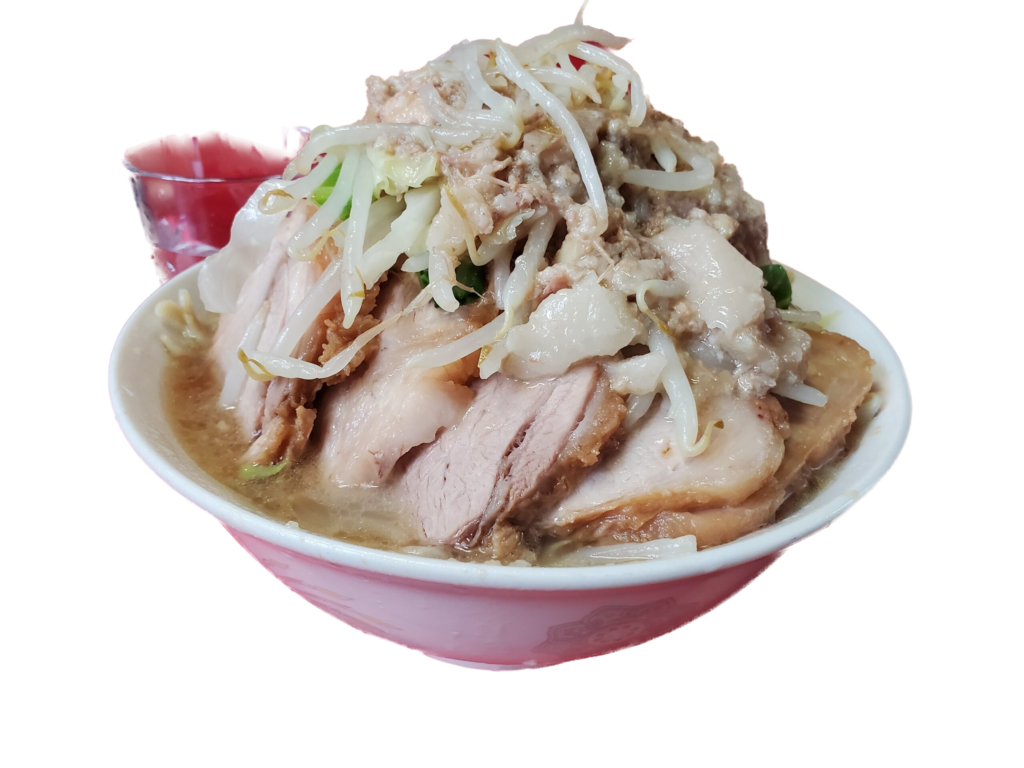 ラーメン二郎みた本店のラーメン