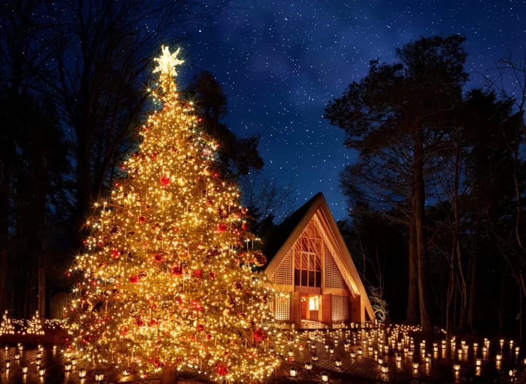 軽井沢高原教会｜軽井沢高原教会 星降る森のクリスマス